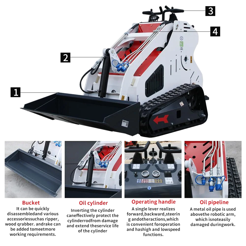 Digswift DS-S40 Mini Skid Steer, view 4