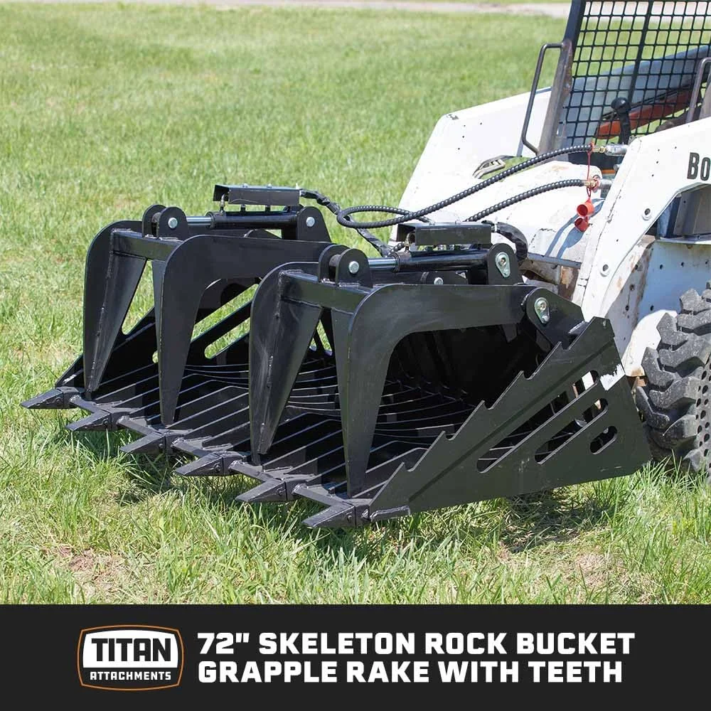 Titan 72 skeleton rock grapple, view 2