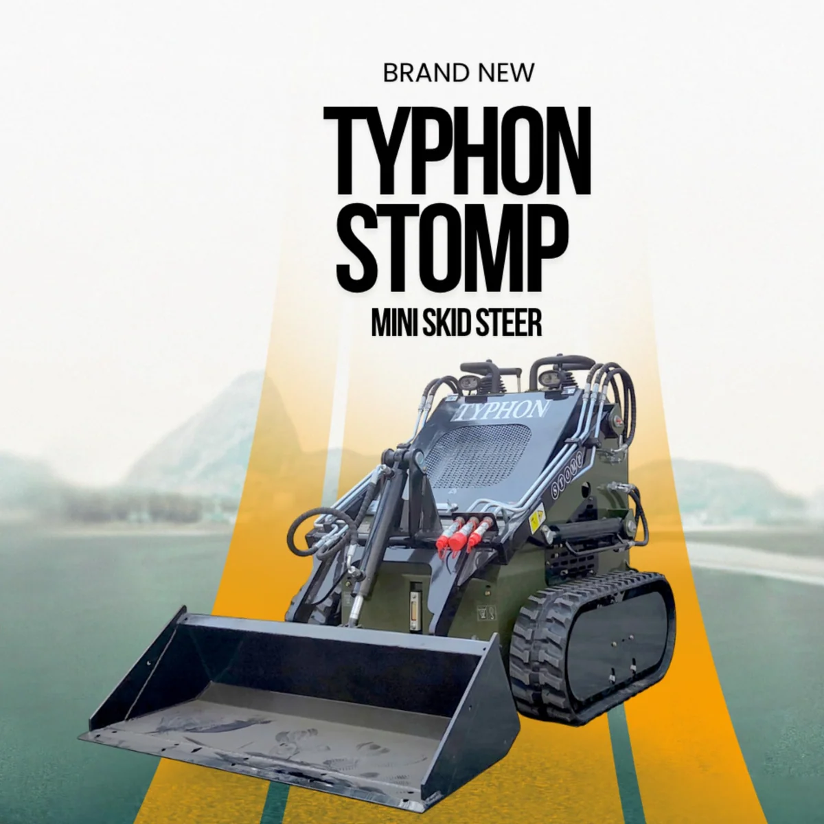 TYPHON STOMP mini skid steer, view 2